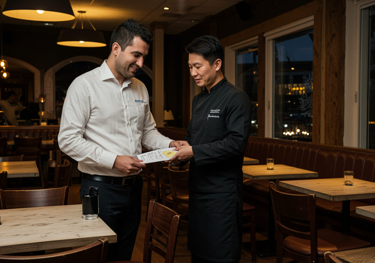 restaurantmanager en ober